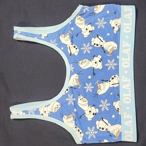 TORRID - DISNEY FROZEN Adorable Olaf snowflake sports bra